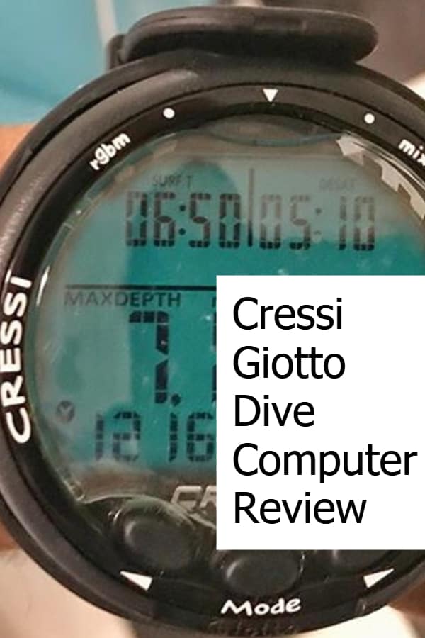 In-Depth review of the Cressi Giotto Wrist Dive Computer