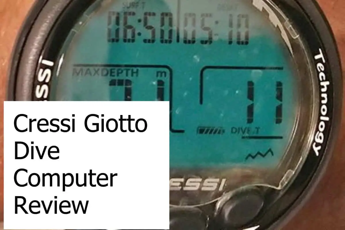 In-Depth review of the Cressi Giotto Wrist Dive Computer