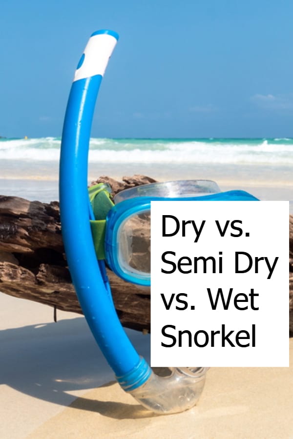 Dry vs. Semi Dry vs. Wet Snorkel - Pin