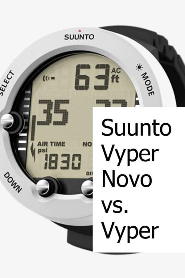 Comparing the Sunnto Vyper and Vyper Novo DIve Computers