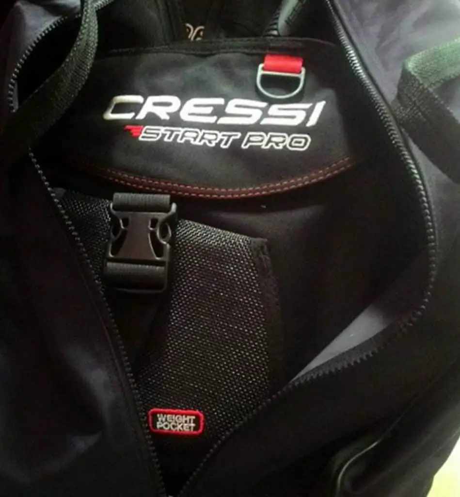 Start Pro 2.0 BC from Cressi in bag