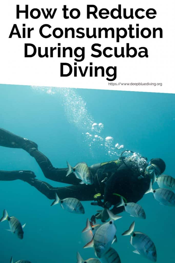 Tips on how you can optimize and reduce your consumption of air when scuba diving