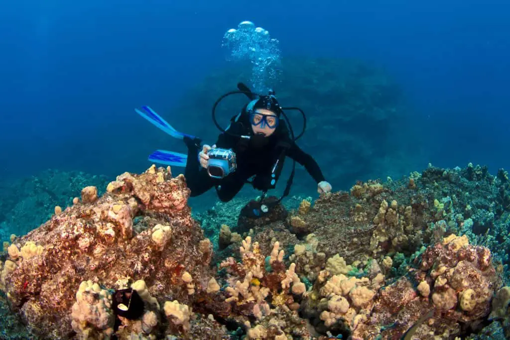 Enjoy underwater sights while having enough air when diving