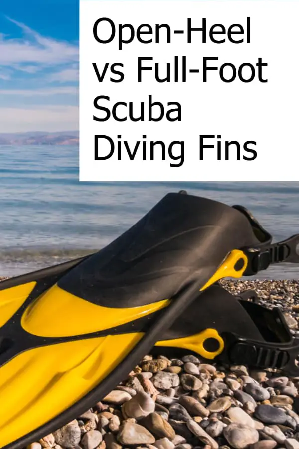 Comparing full-foot vs open heel scuba diving fins!