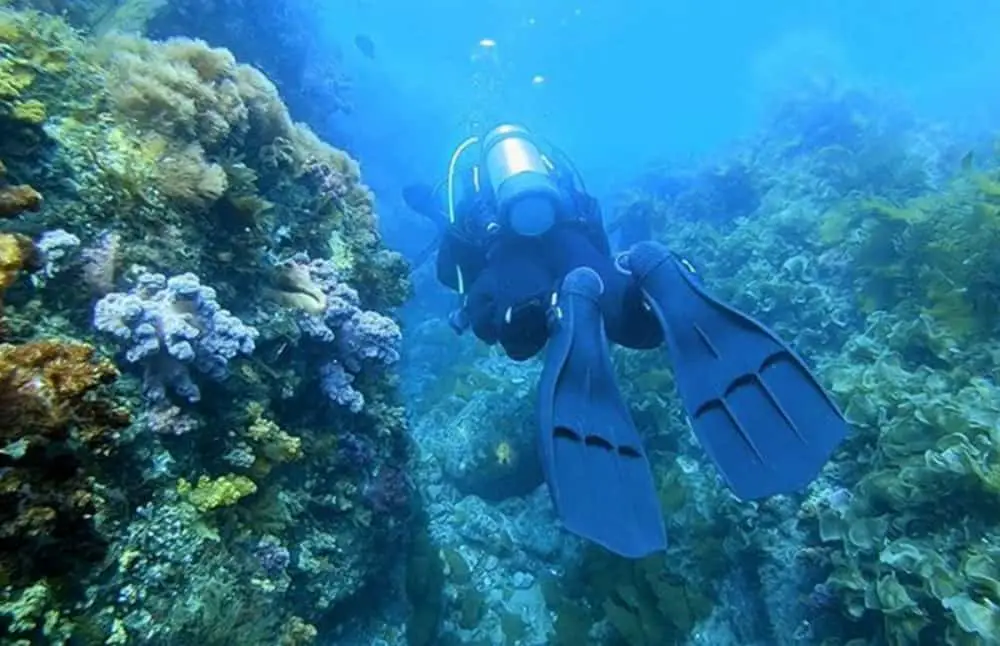 Using Jet Fins to get around underwater