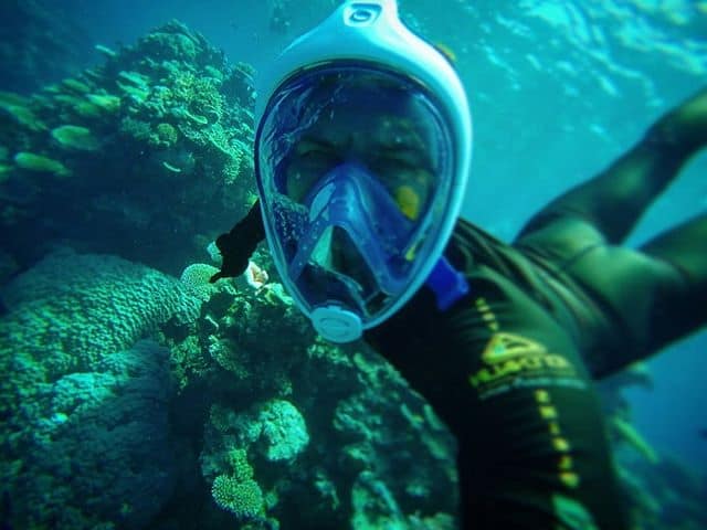 Easybreath when snorkeling