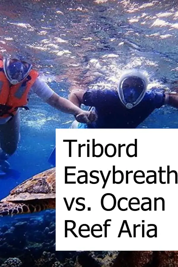 Comparing the Ocean Reef Aria with the Tribord Easybreath