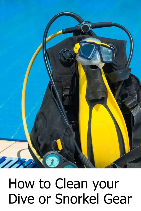 Steps to take to get your snorkel and dive equipment clean