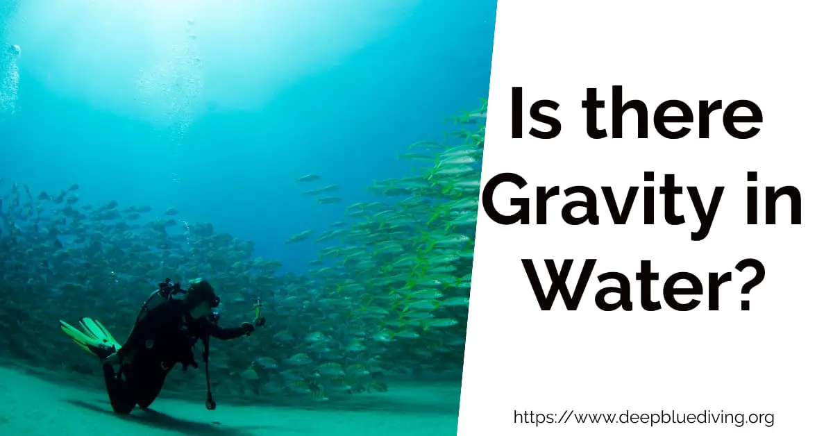 Do you experience gravity in water?