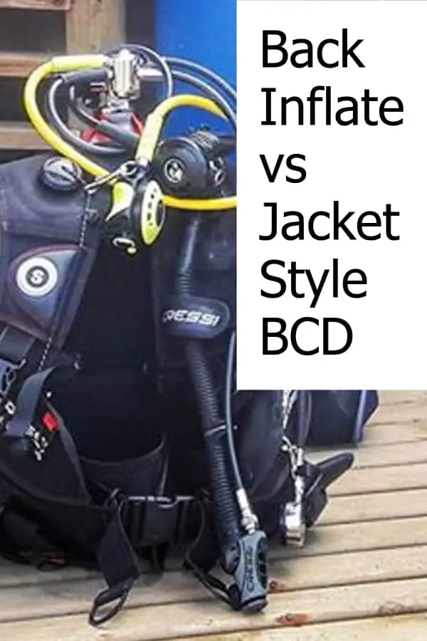 What are the differences between a jacket style and back inflate BCD?