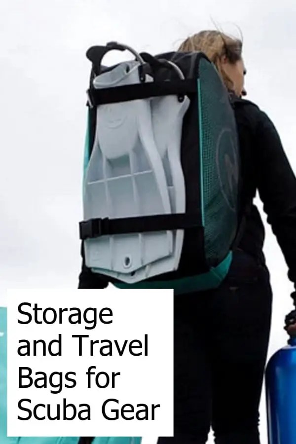 Scuba gear is bulky and you need special storage and travel bags for your scuba equipment