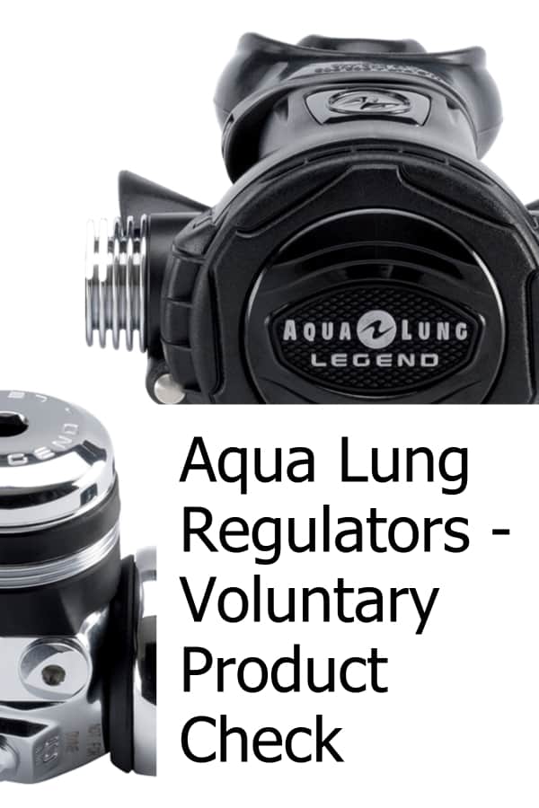 Voluntary product check recall for Aqua Lung Regulators
