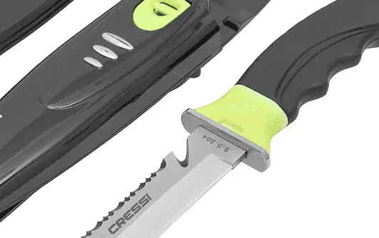 Cressi Borg Long Blade Knife for Diving
