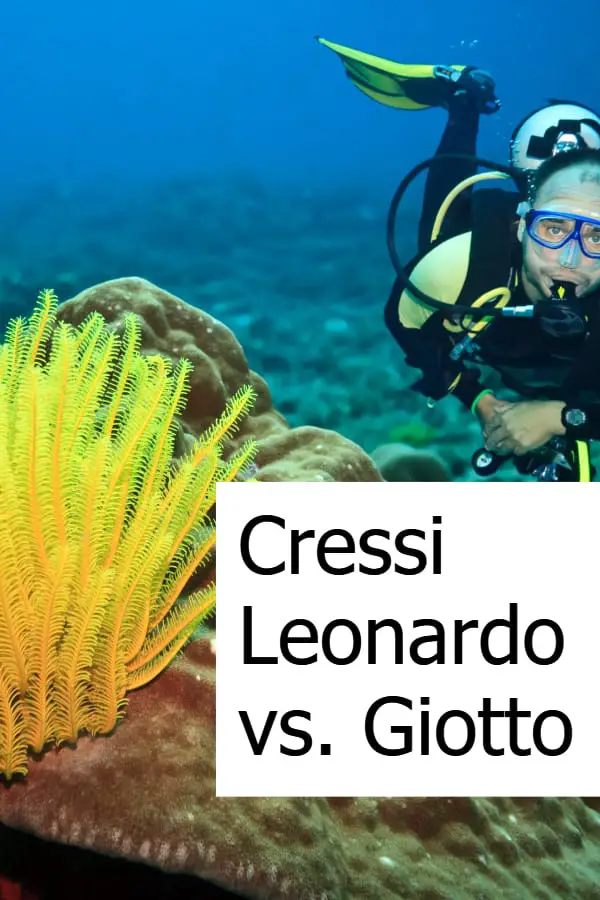 Comparing the Cressi Giotto and Leonardo Dive Computers