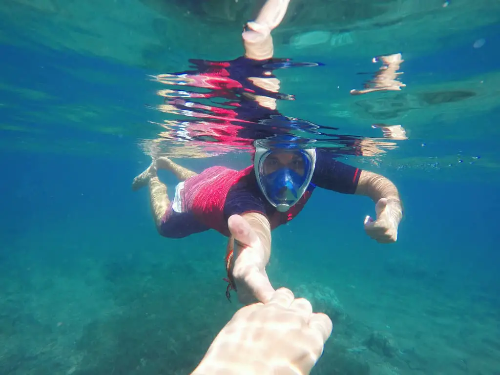 Snorkeling Goggles Covering Whole Face