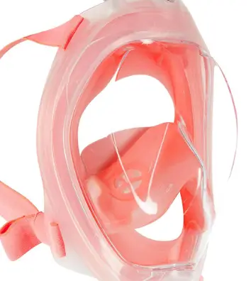 Tribord Subea Easybreath Full Face Anti-Fog Snorkel Mask - Conch Shell