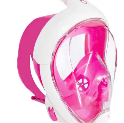 Tribord Subea Easybreath Full Face Anti-Fog Snorkel Mask - Pink