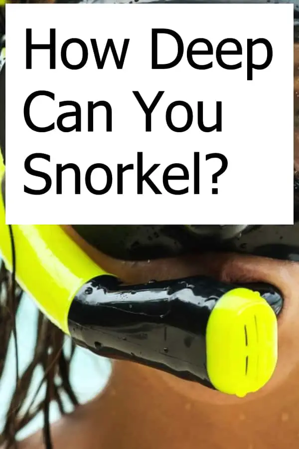 Underwater Snorkeling - How deep can you dive down when snorkeling?