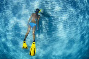 Using a Full Foot Fin for Snorkeling