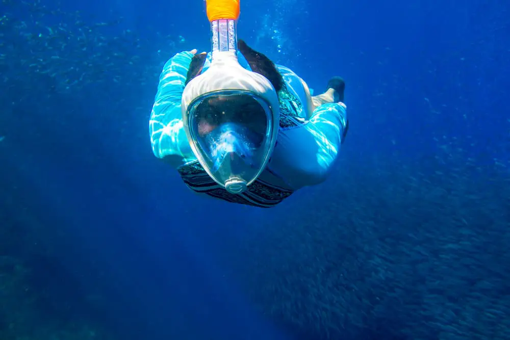 How dangerous are snorkelling masks that cover the whole face - should you be using a full-face snorkel mask or throw it away?