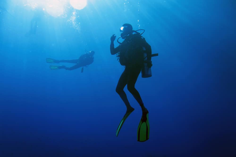 Backmount Scuba Diving