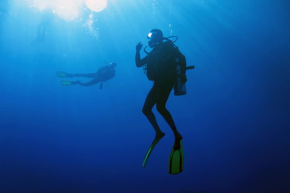 Backmount Scuba Diving