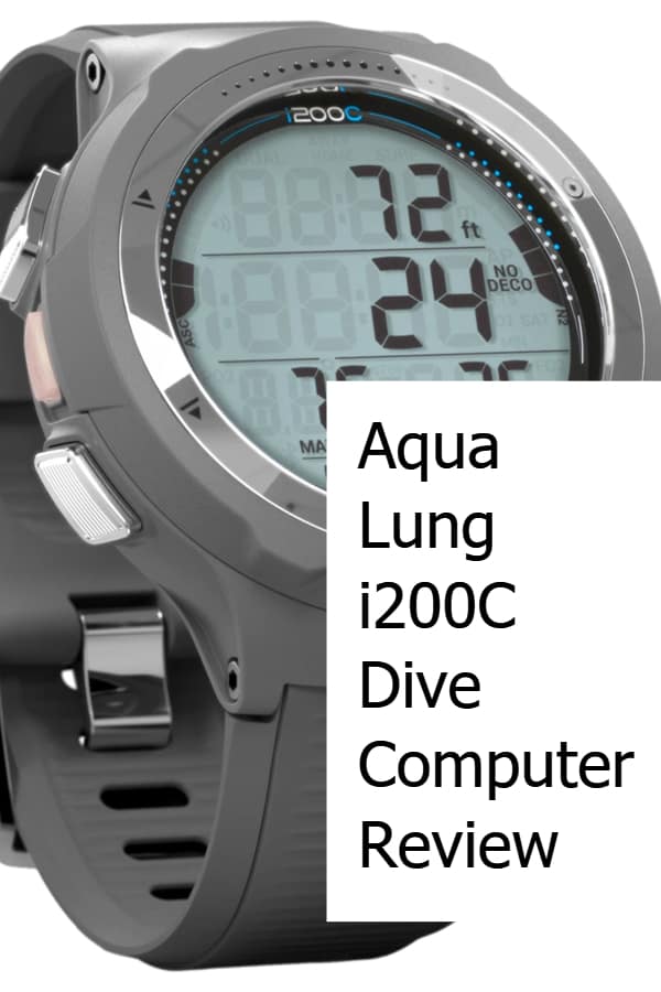 Aqua Lung i200C Dive Computer Review - Pin