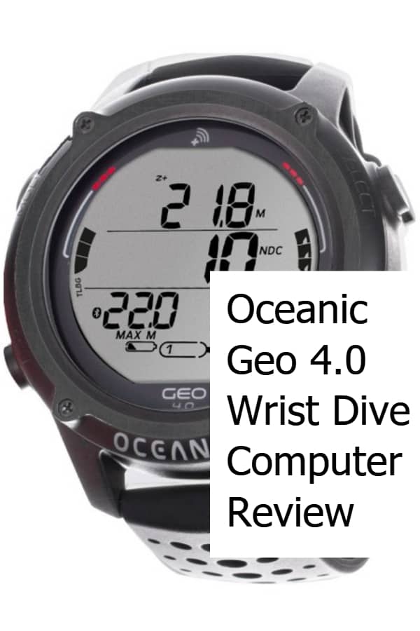 Oceanic Geo 4 Wrist Dive Computer Review Pin