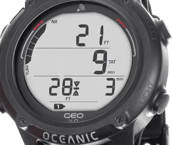 Oceanic Geo 4.0 Dive Computer Black