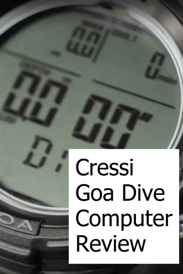 Review of the Goa Dive Computer from Cressi