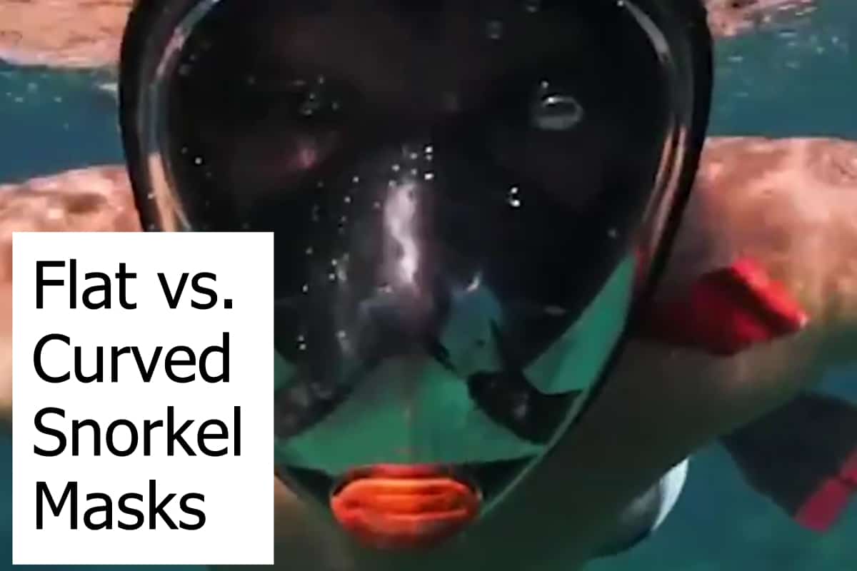 Comparing curved and flat snorkel masks - Which is better?