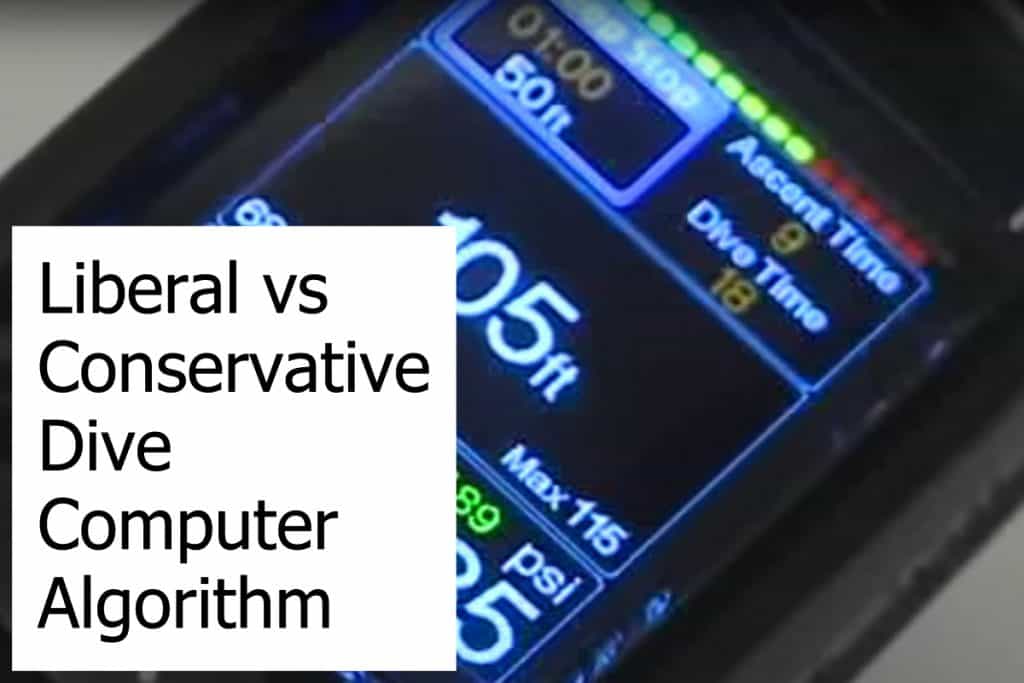 Scuba Diving Computers have different algorithms depending on each manufacturer. There are conservative and liberal ones. Is one kind better than the other?