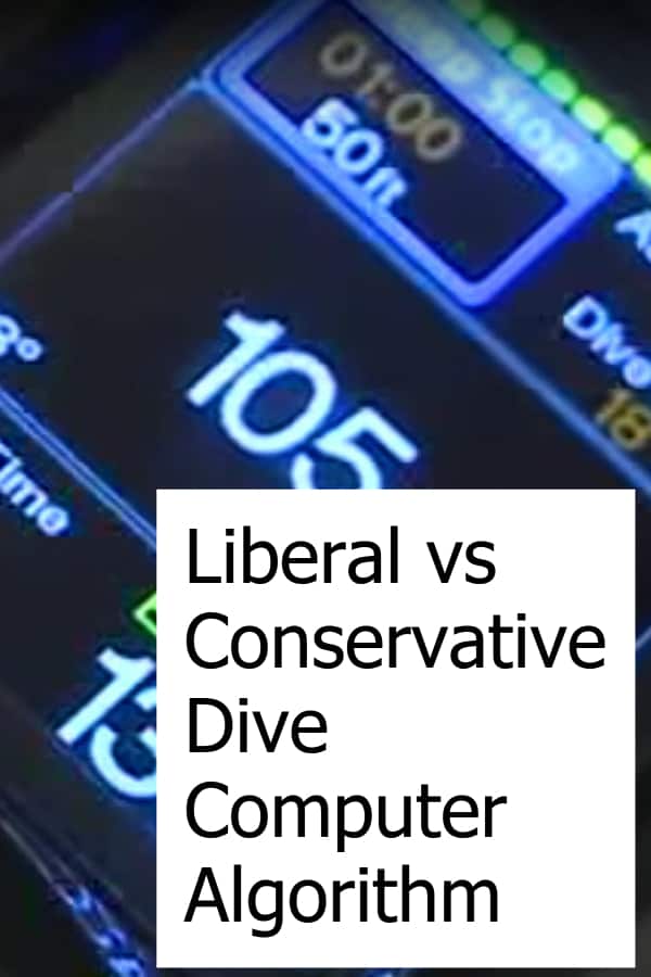 Scuba Diving Computers have different algorithms depending on each manufacturer. There are conservative and liberal ones. Is one kind better than the other?