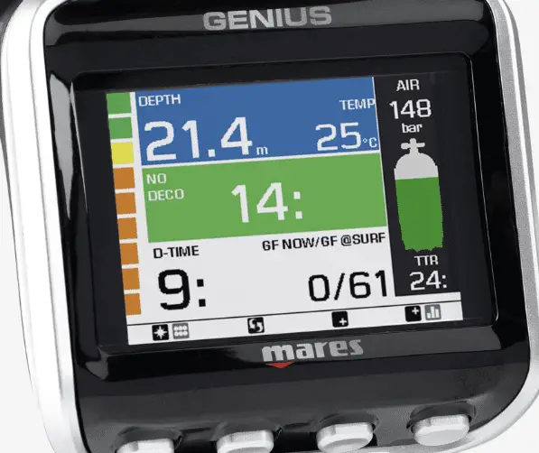 Mares Genius Dive Computer with Compass