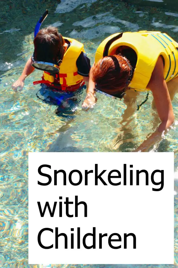 Taking your children snorkeling is a fun activity for the whole family!