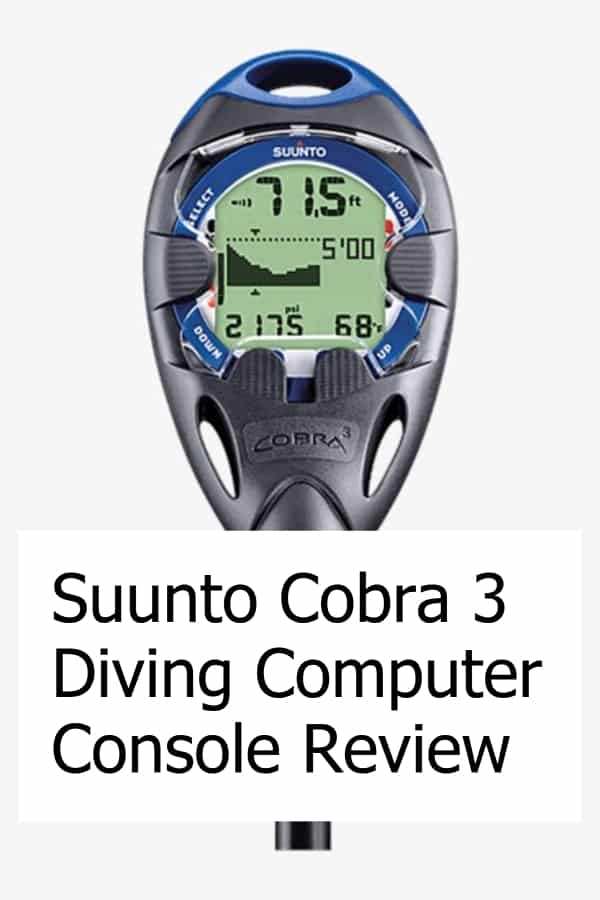 Review of the Cobra 3 Diving Computer Console from Suunto