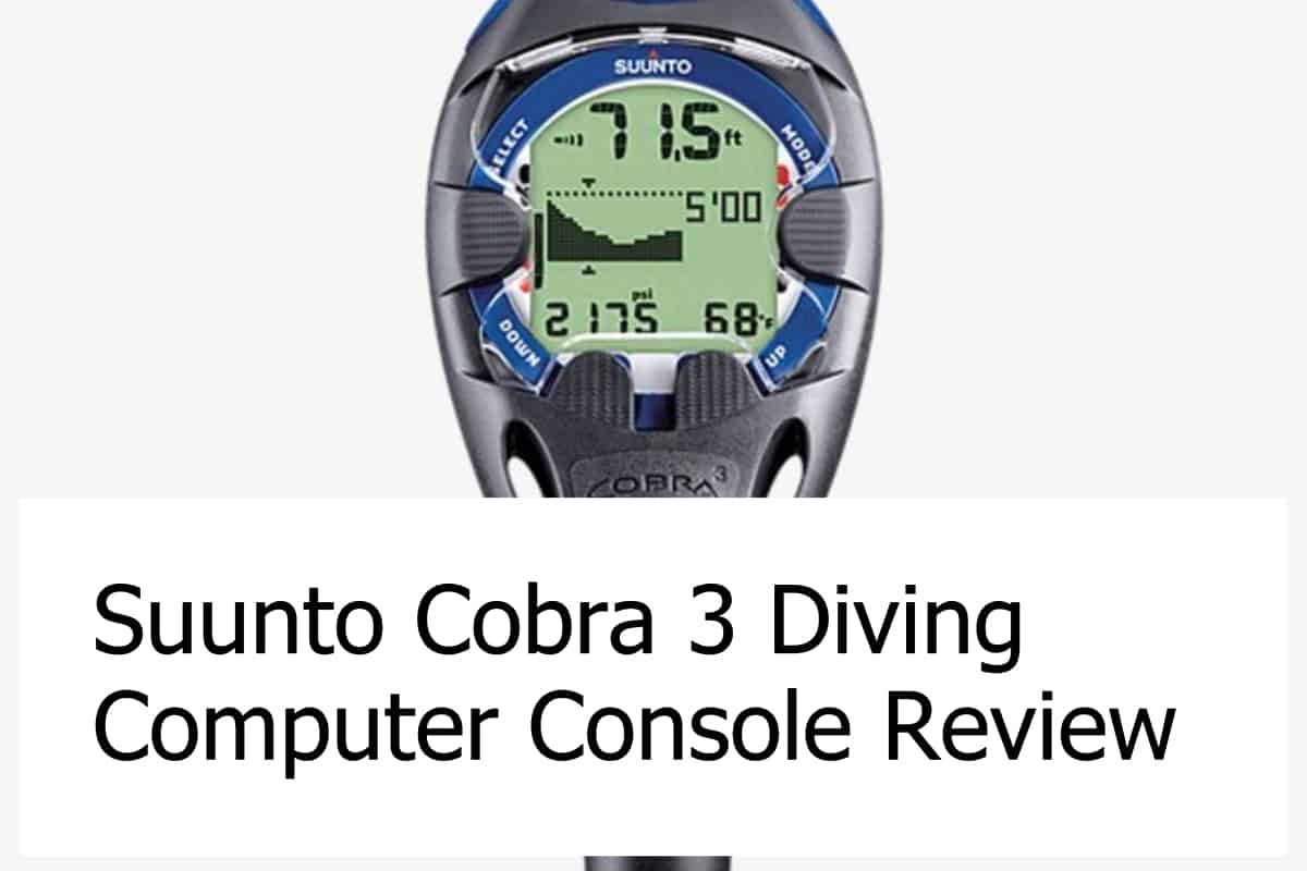 Suunto Cobra 3 Diving Computer Console Review Scuba Diving Gear
