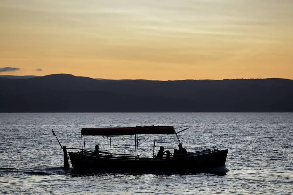 Dive Boat in the Adriatic Sea - Croatia