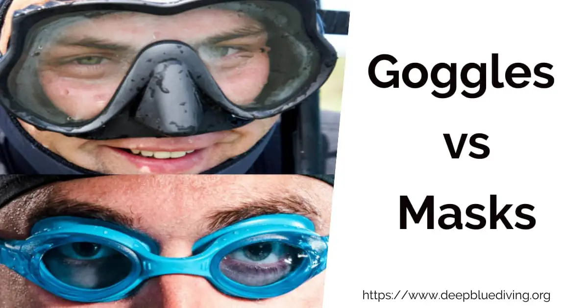 Comparison of Swim Goggles vs Dive Masks