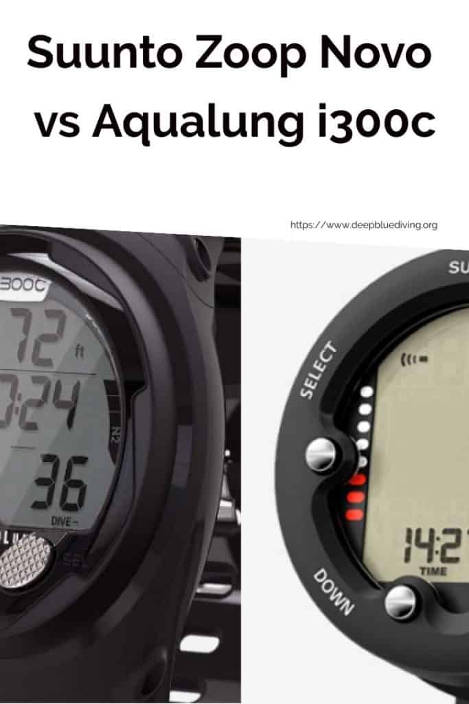 Suunto Zoop Novo vs Aqualung i300c